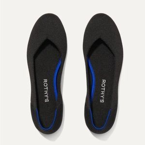 Rothy’s round toe black flat